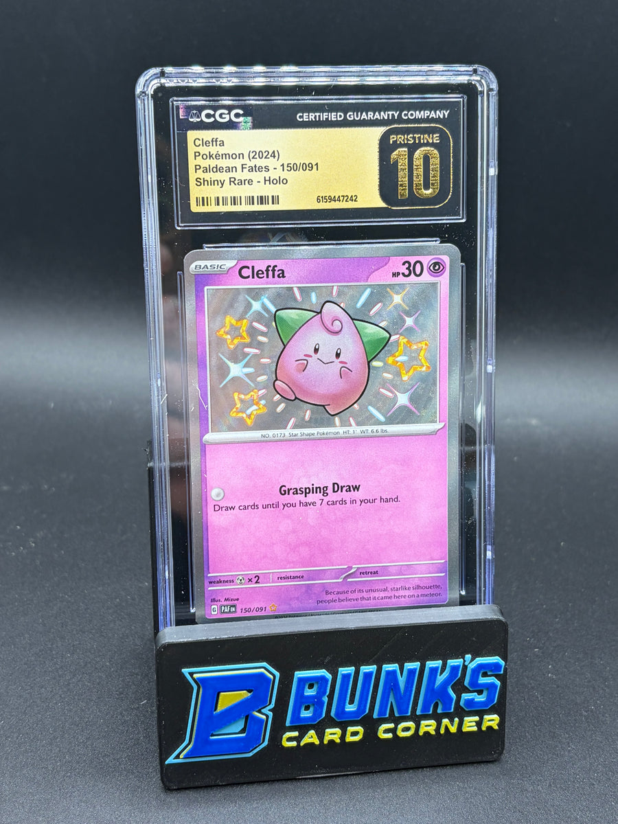 Cleffa Shiny Rare Holo CGC Pristine 10