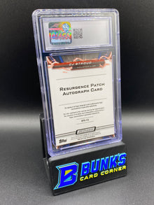 2023 CJ Stroud White Surge Patch Auto. CGC Authentic