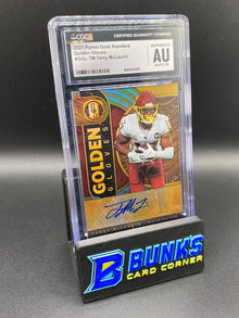 2021 Terry McLaurin Golden Gloves Auto CGC Authentic