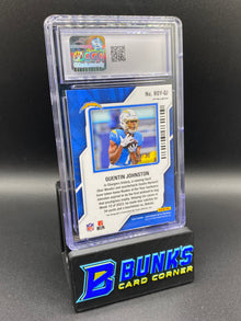 2023 Quentin Johnston Green Pulsar Rookie of the Year Contenders Auto