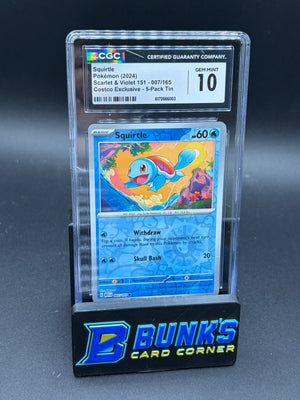 Squirtle Scarlet & Violet CGC 10