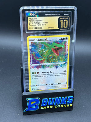 Rayquaza Amazing Rare CGC Pristine 10