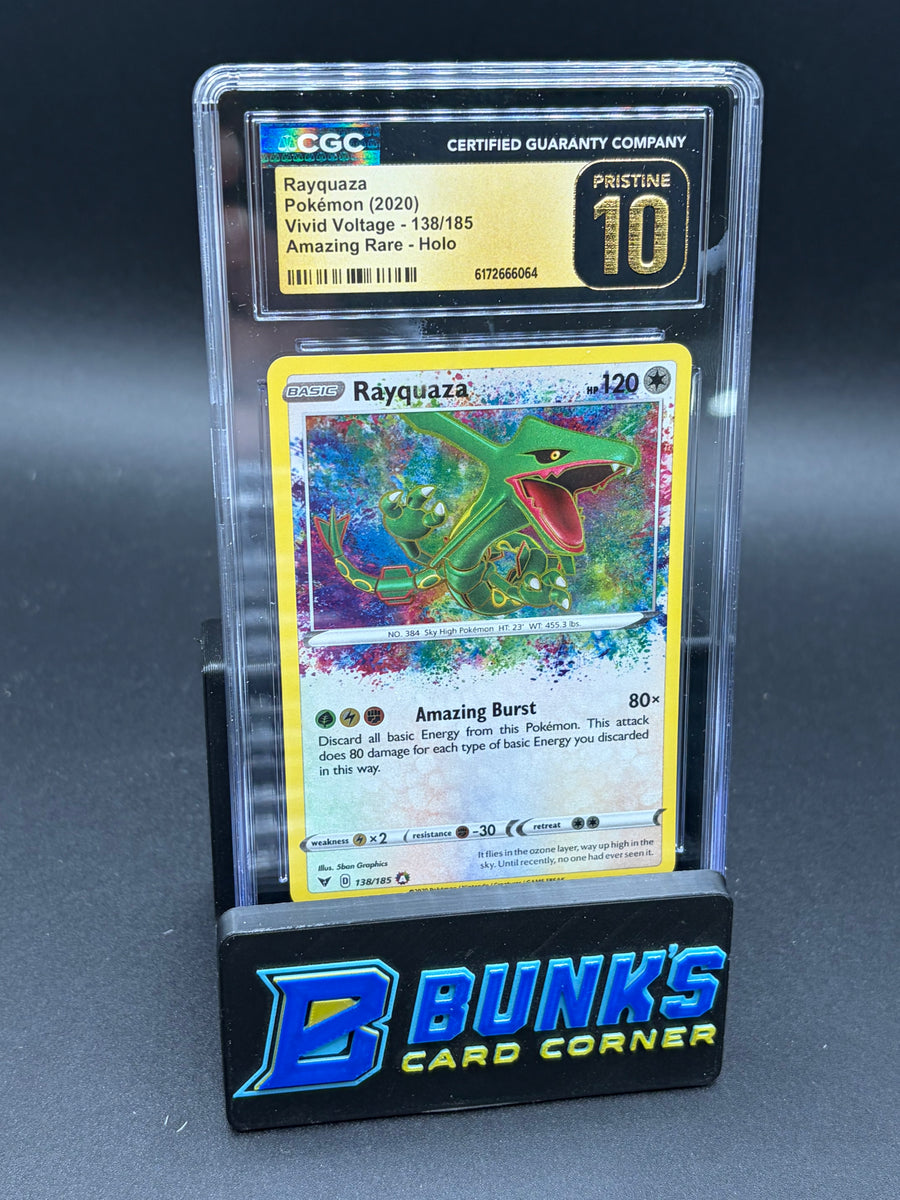 Rayquaza Amazing Rare CGC Pristine 10