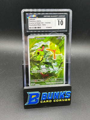 Caterpie Illustration Rare CGC 10