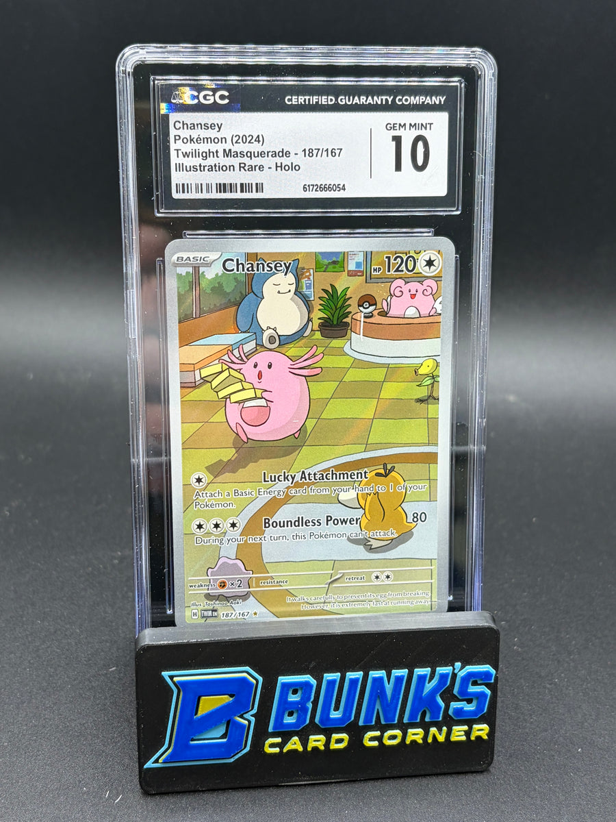 Chansey Illustration Rare Holo CGC 10