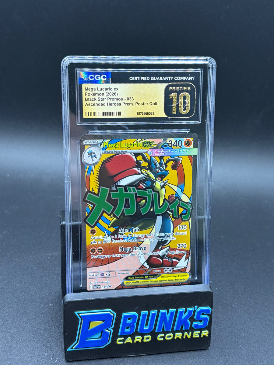 Mega Lucario ex Promo CGC Pristine 10