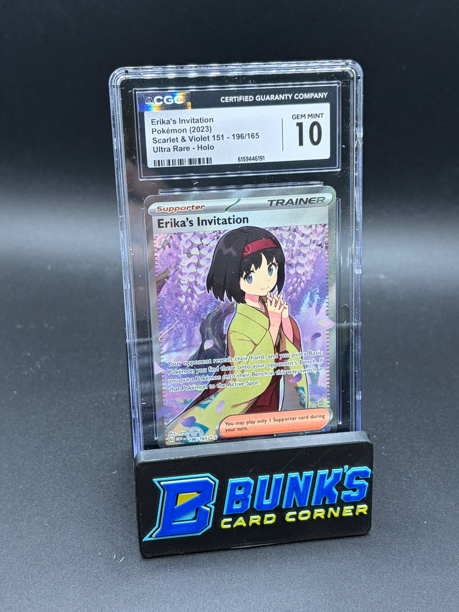 Erika's Invitation Ultra Rare Holo CGC 10