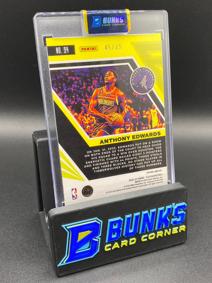 2022-23 Anthony Edwards Panini Prizm 45/49