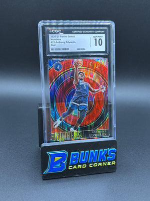 2020-21 Anthony Edwards Red Numbers CGC 10