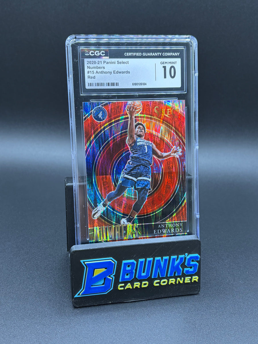 2020-21 Anthony Edwards Red Numbers CGC 10