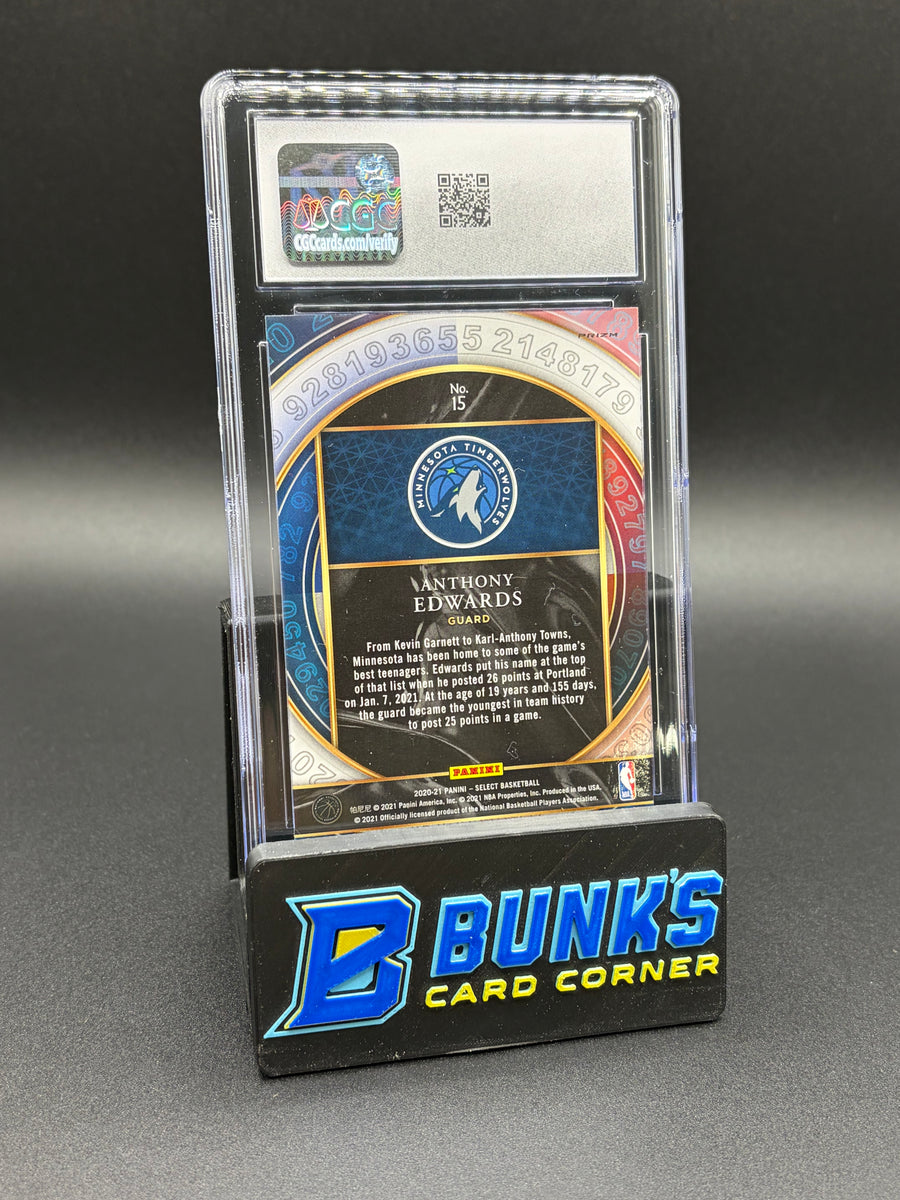 2020-21 Anthony Edwards Red Numbers CGC 10