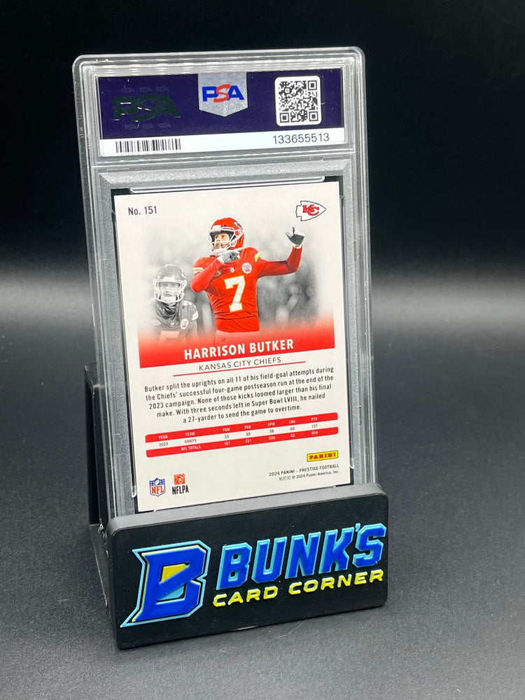 2024 Harrison Butker Platinum Xtra Points PSA 10