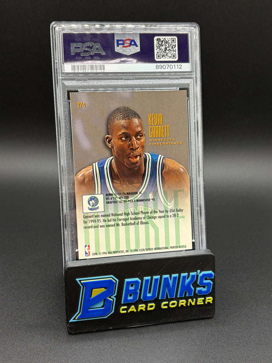 1995 Kevin Garnett Ultra PSA 8