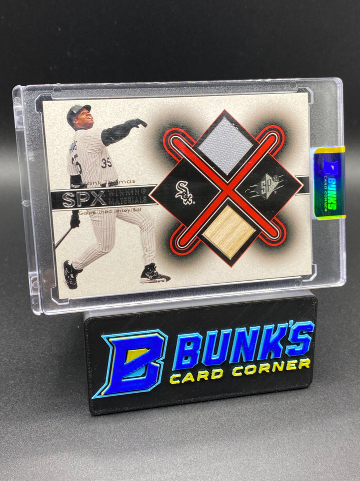 2001 Frank Thomas Game Used Jersey/Bat