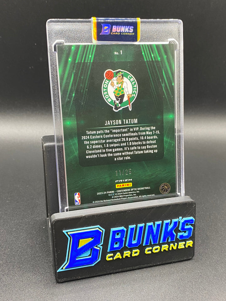 2023-24 Jayson Tatum Optic Contenders Prizm 11/25