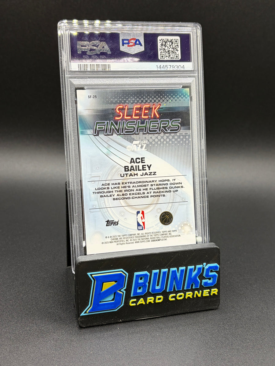 2025 Ace Bailey Sleek Finishers PSA 10