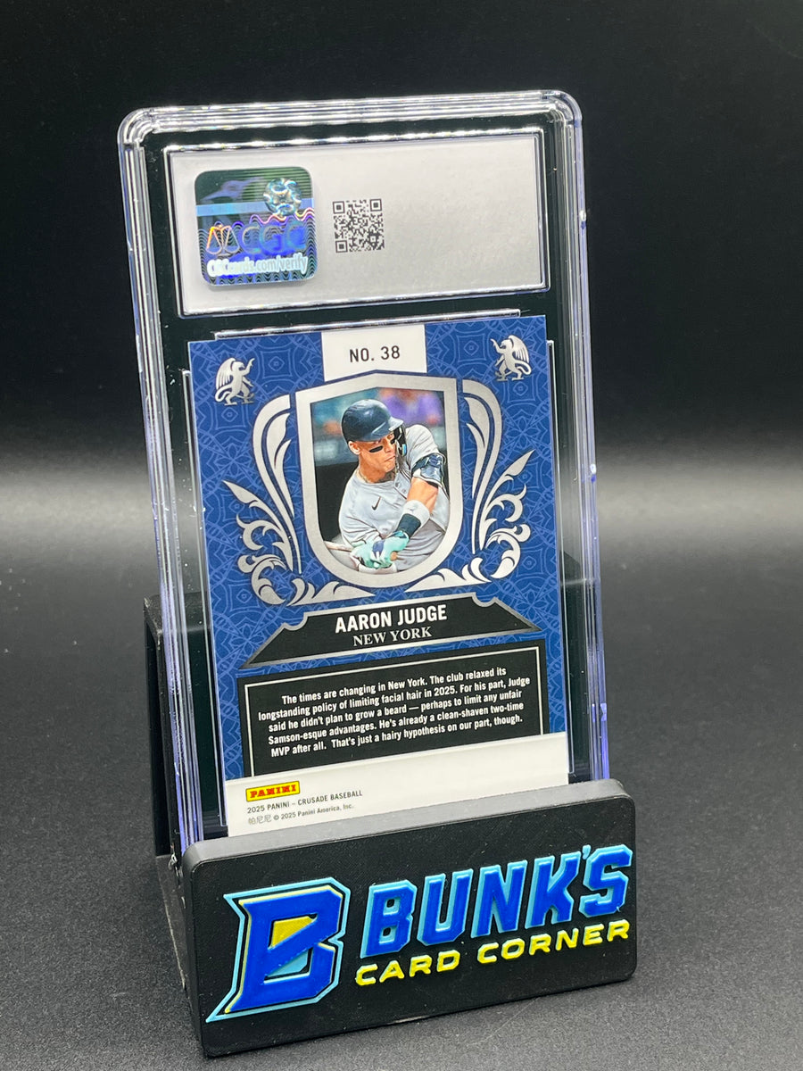 2025 Aaron Crusade Blue Cracked Ice CGC 10