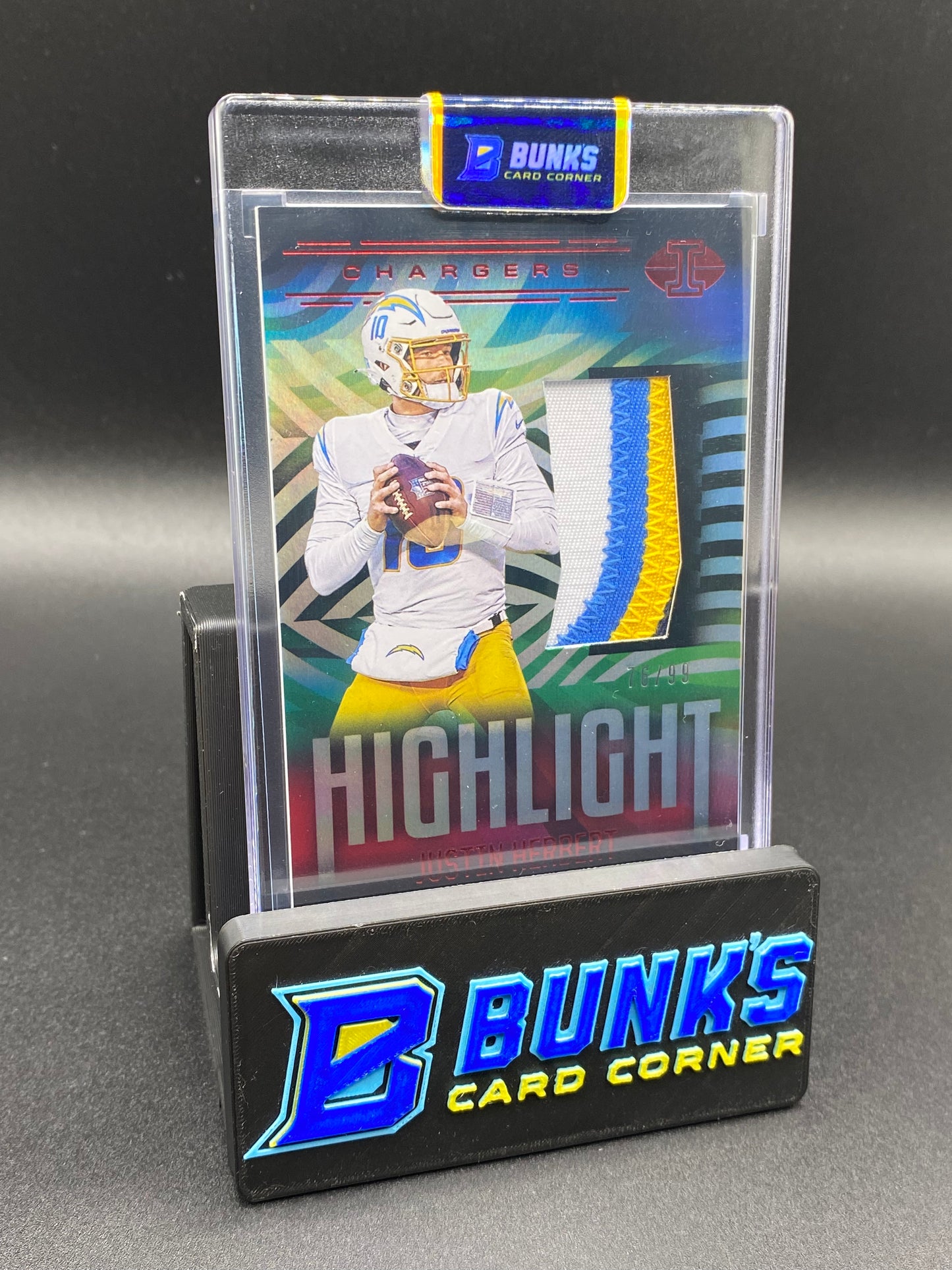2021 Justin Herbert 76/99 Highlight Patch