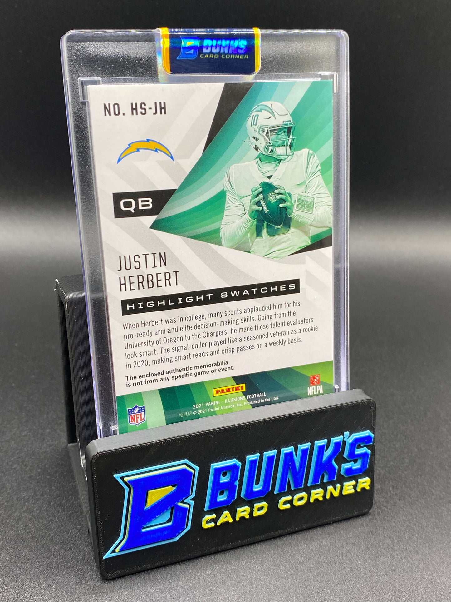 2021 Justin Herbert 76/99 Highlight Patch