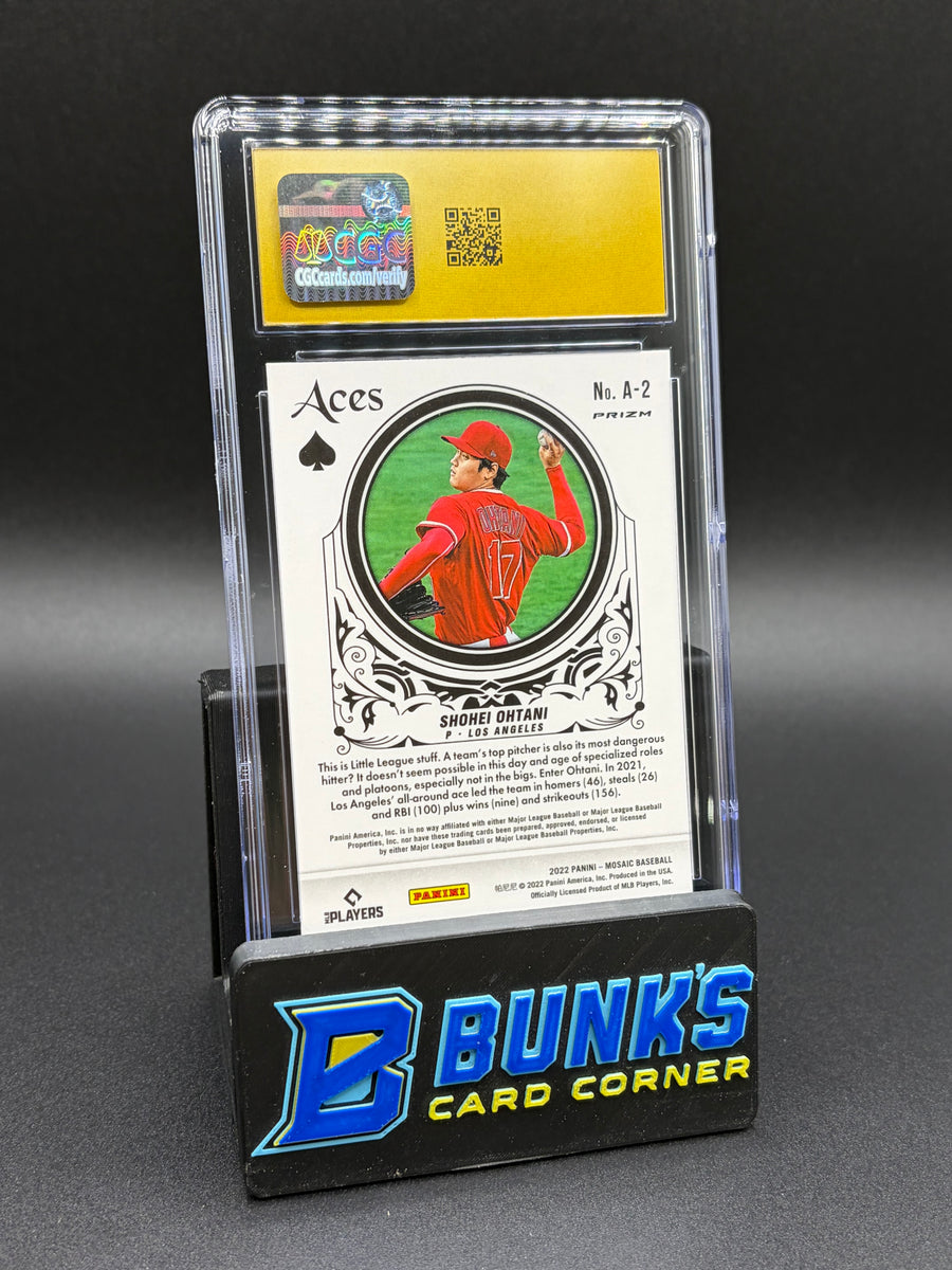 2022 Shohei Ohtani Green Aces Mosaic CGC Pristine 10