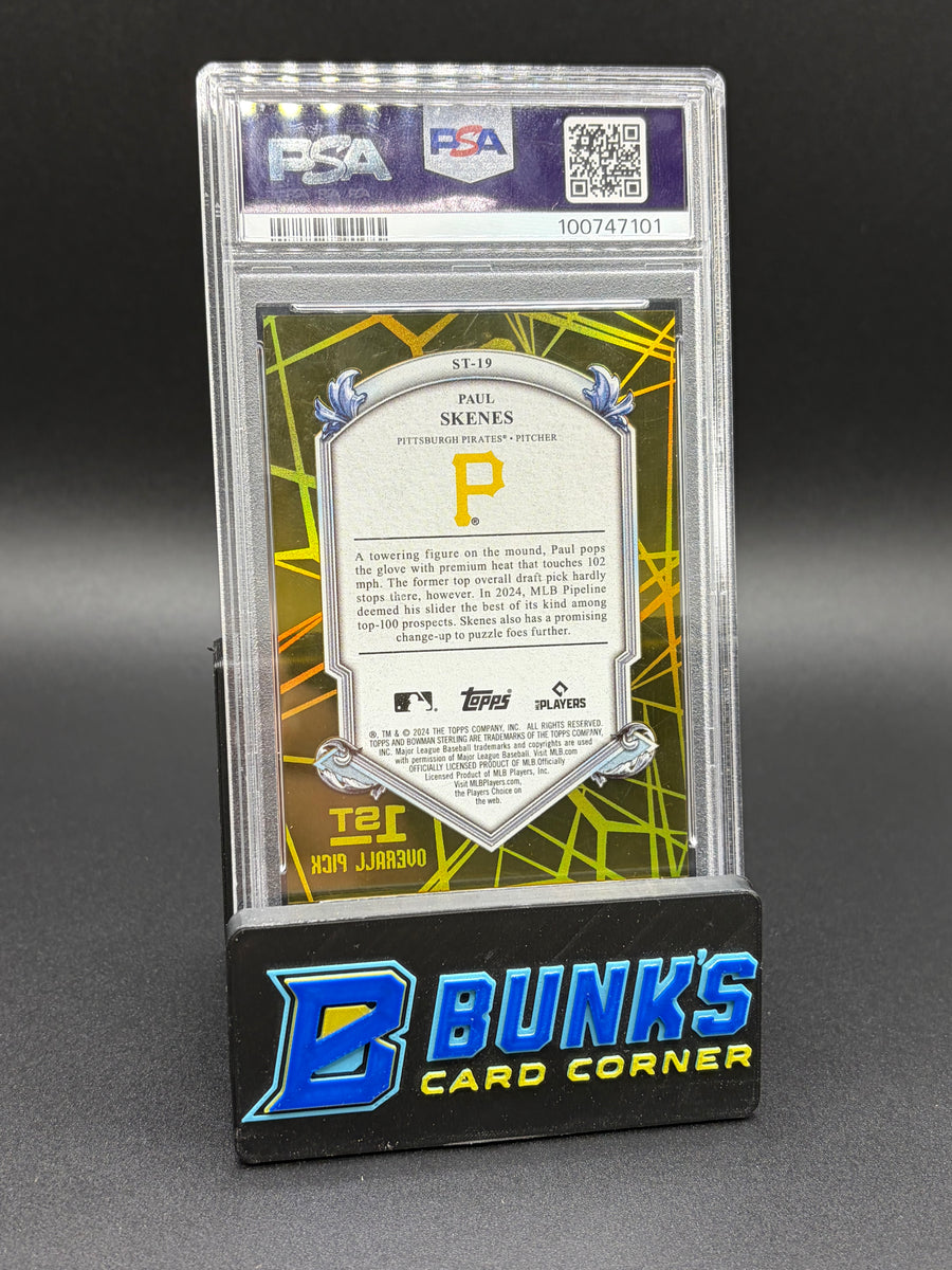 2024 Paul Skenes Gold Refractor PSA 10 10/50