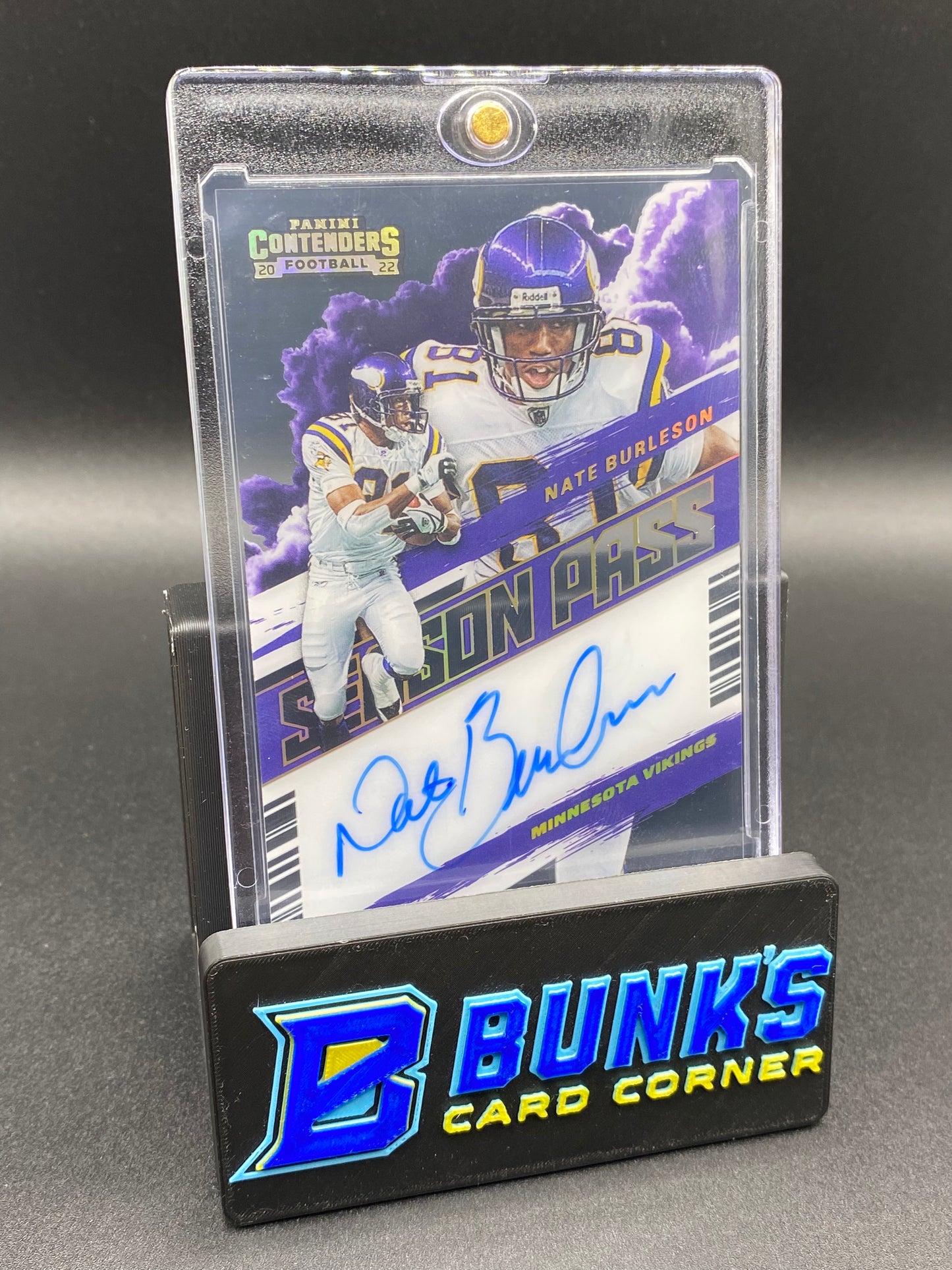 2022 Nate Burleson Contenders Auto
