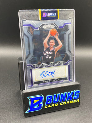 2021-22 Greg Ostertag Panini Prizm Auto