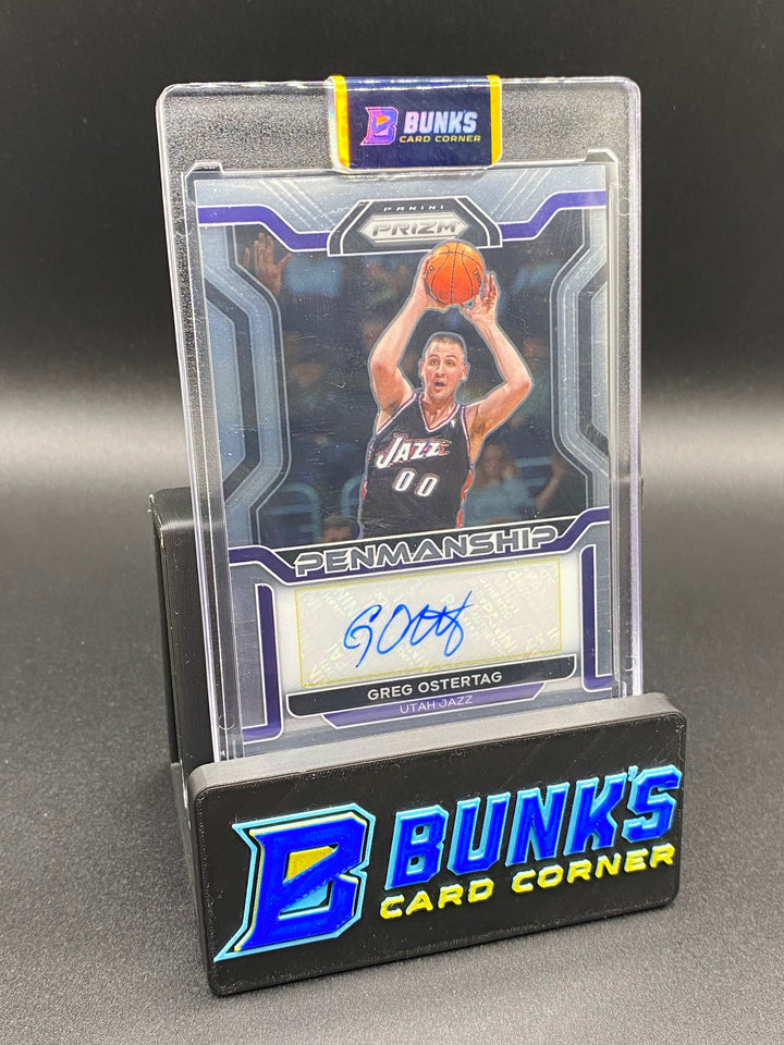 2021-22 Greg Ostertag Panini Prizm Auto