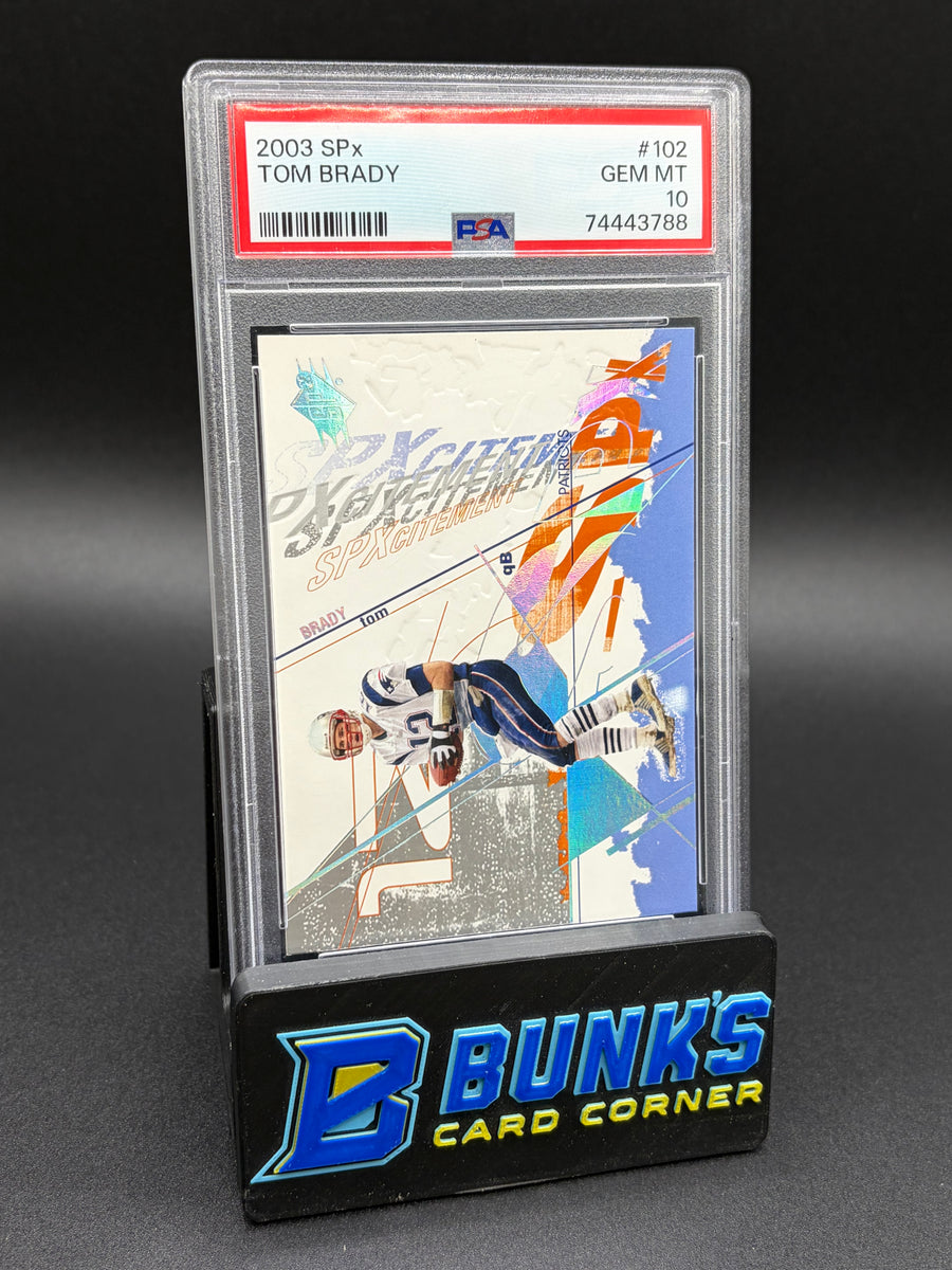 2003 Tom Brady SPx PSA 10