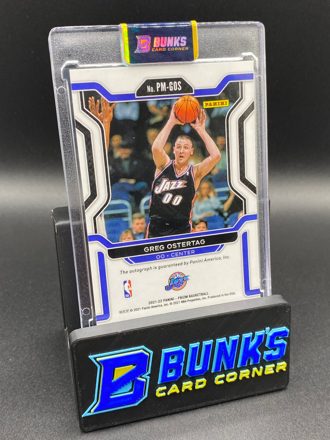 2021-22 Greg Ostertag Panini Prizm Auto