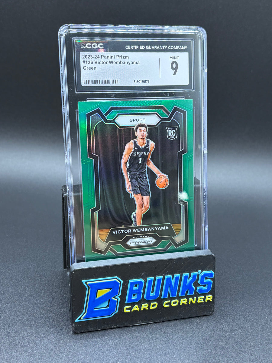 2023-24 Victor Wembanyama Green Prizm CGC 9 RC