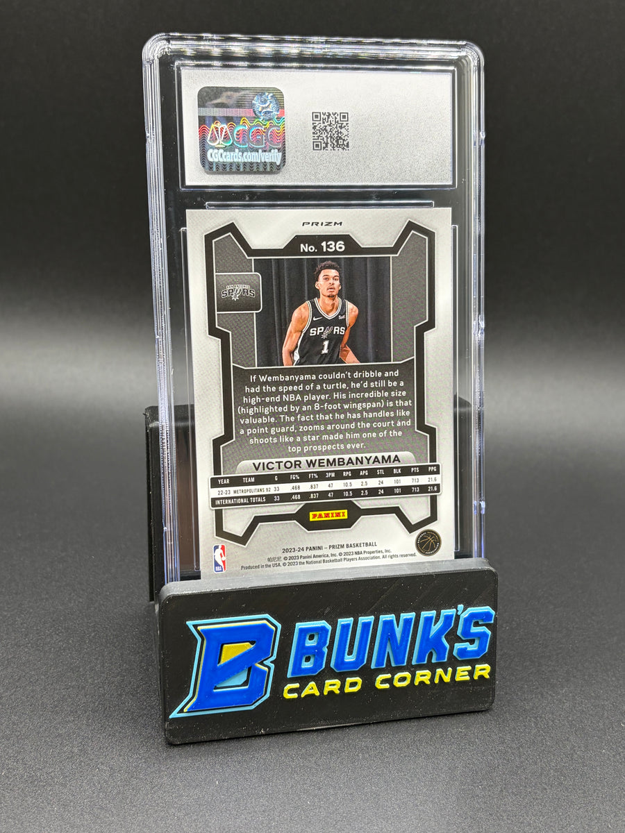 2023-24 Victor Wembanyama Green Prizm CGC 9 RC