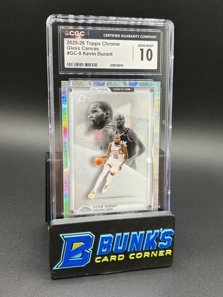 2025-26 Kevin Durant Glass Canvas CGC 10