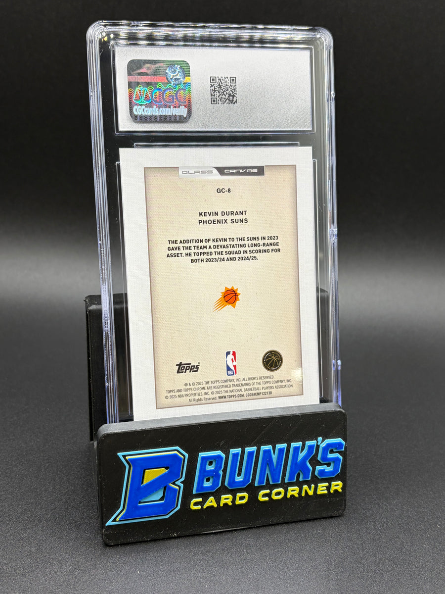 2025-26 Kevin Durant Glass Canvas CGC 10