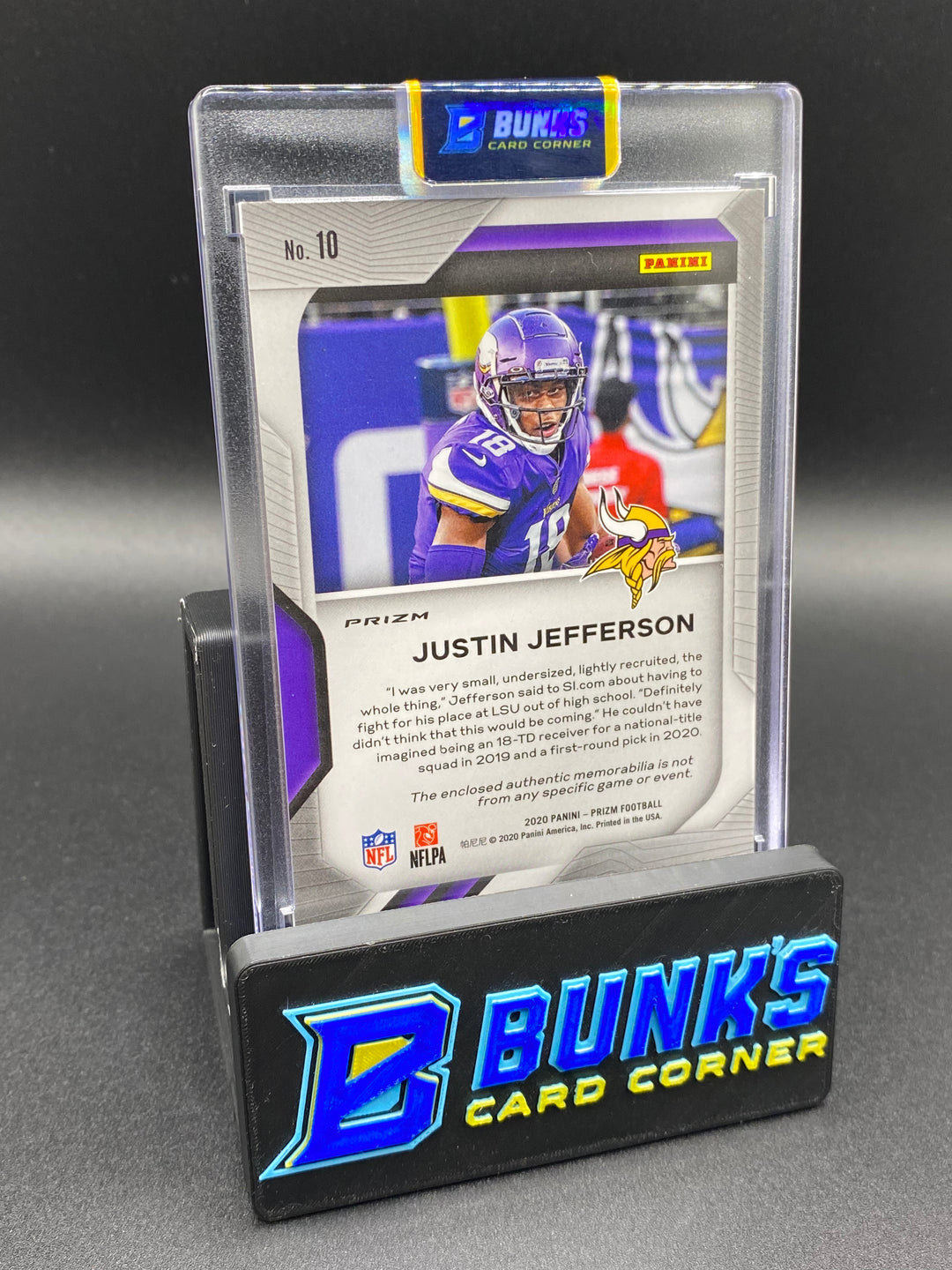 2020 Justin Jefferson Premier Patch RC