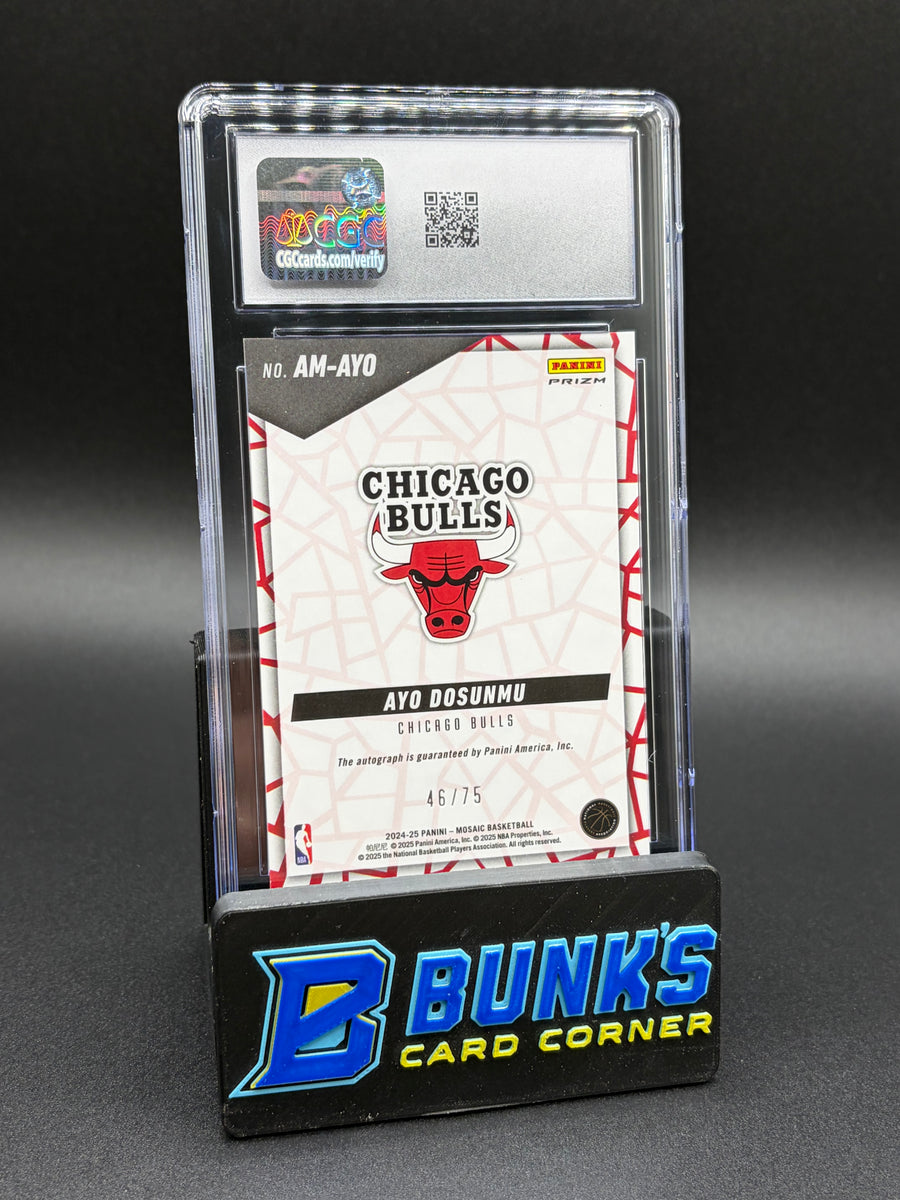 2024-25 Ayo Dosunmu Bronze CGC 10 Auto 10 46/75