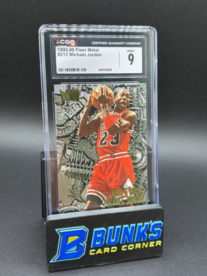 1995-96 Michael Jordan Fleer Metal CGC 9