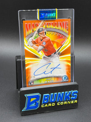 2025 Coby Mayo Max Volume Orange Refractor 1/25