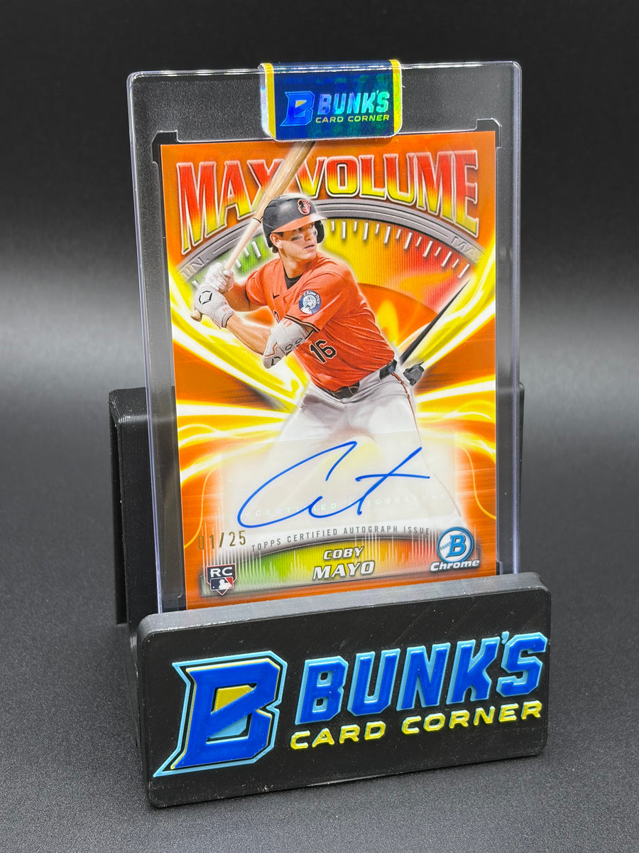2025 Coby Mayo Max Volume Orange Refractor 1/25