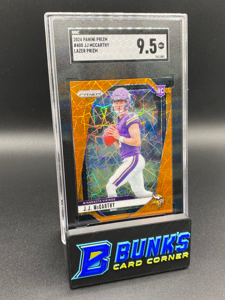 2024 JJ McCarthy Lazer Prizm SGC 9.5