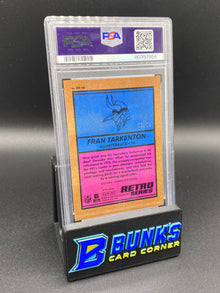 2022 Fran Tarkenton Retro Series-Purple Stars PSA 9
