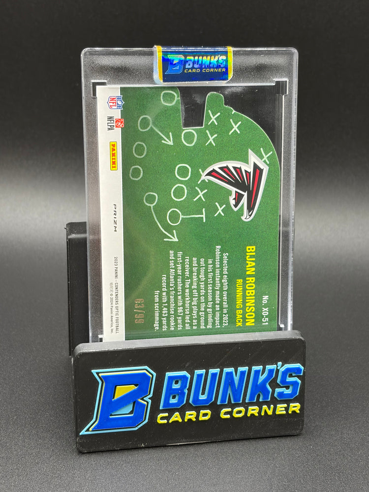 2023 Bijan Robinson Contenders Optic X's and O's 63/99