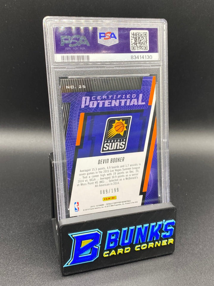 2015 Devin Booker Certified Potential PSA 9