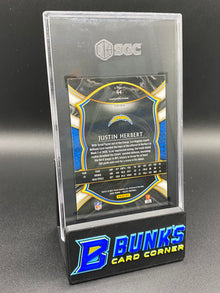 2020 Justin Herbert Silver Prizm SGC 10