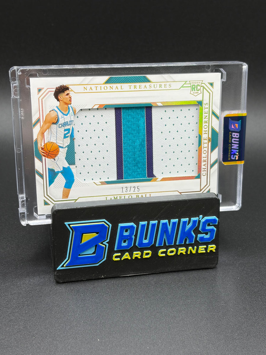 2020-21 LaMelo Ball National Treasures Jumbo Patch RC 13/25