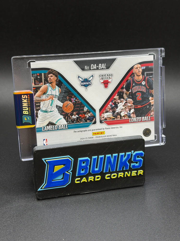 2024-25 LaMelo Ball & Lonzo Ball Prizm Black Dual Auto
