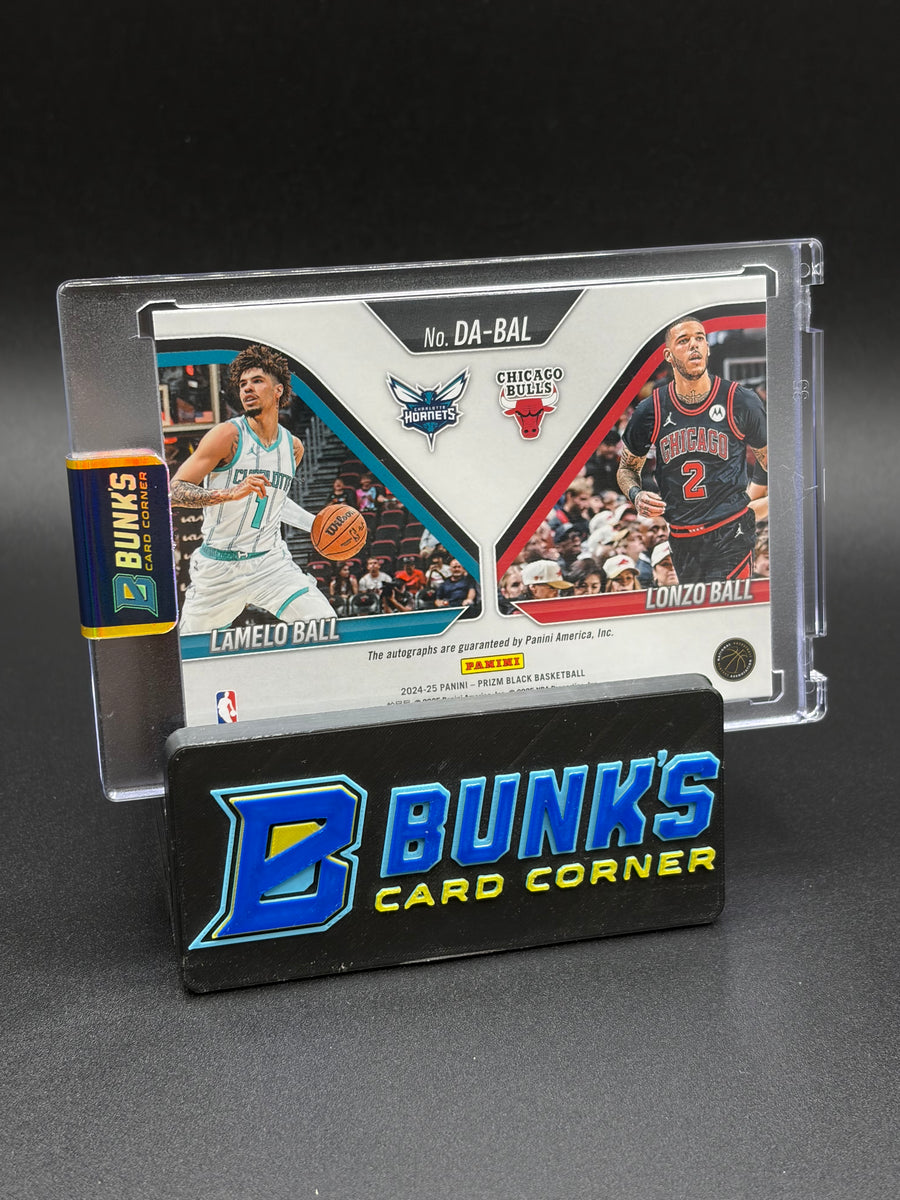 2024-25 LaMelo Ball & Lonzo Ball Prizm Black Dual Auto
