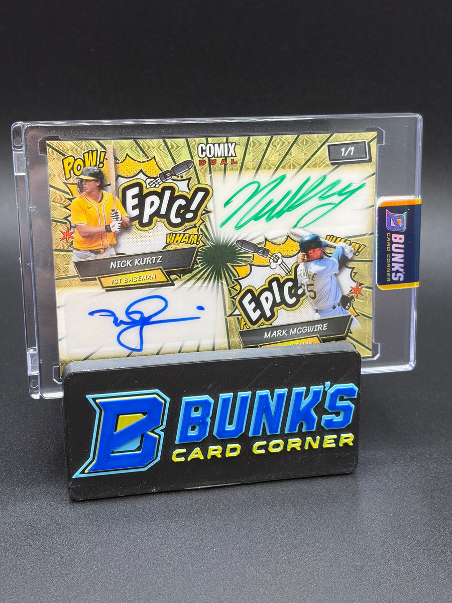 2025 Nick Jurtz & Mark Mcgwire Dual Auto 1/1