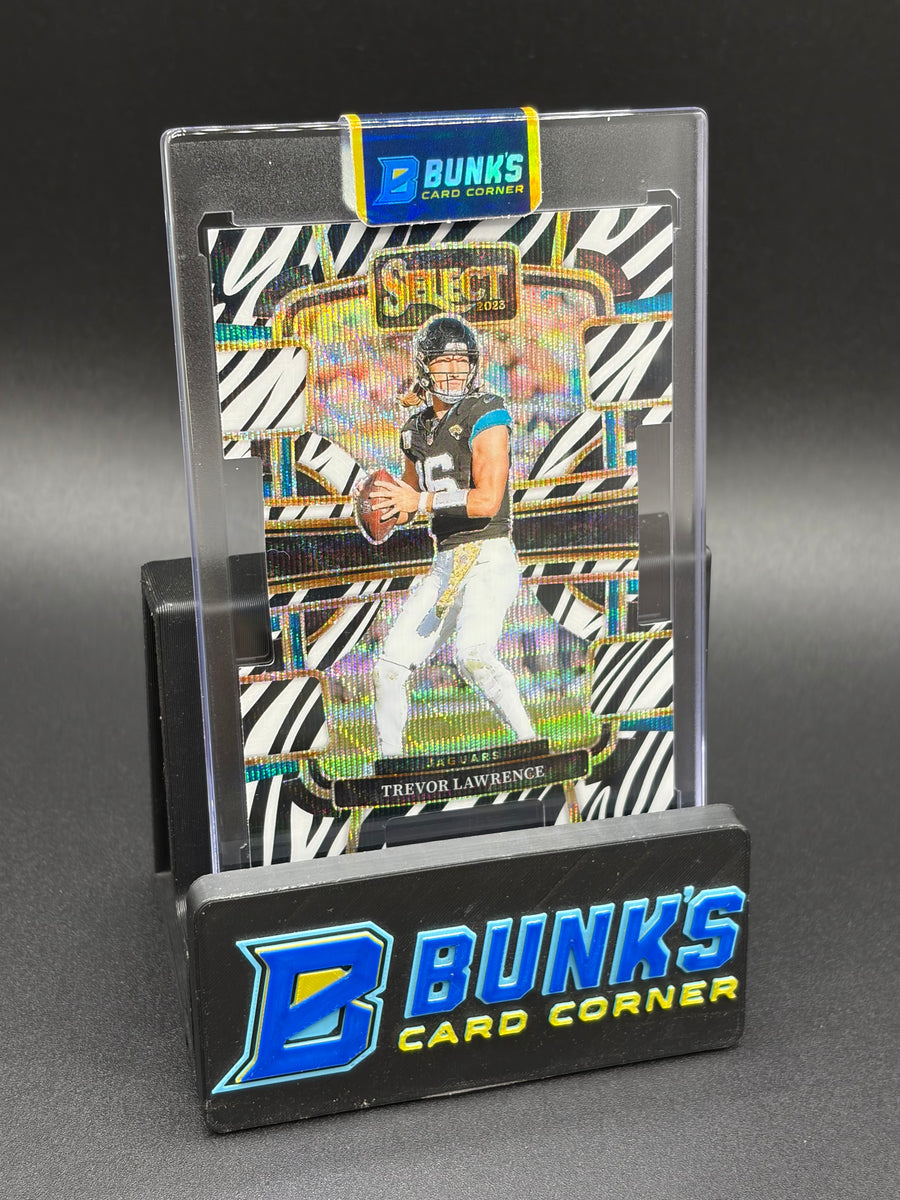 2023 Trevor Lawrence Select Zebra Concourse Level Die Cut