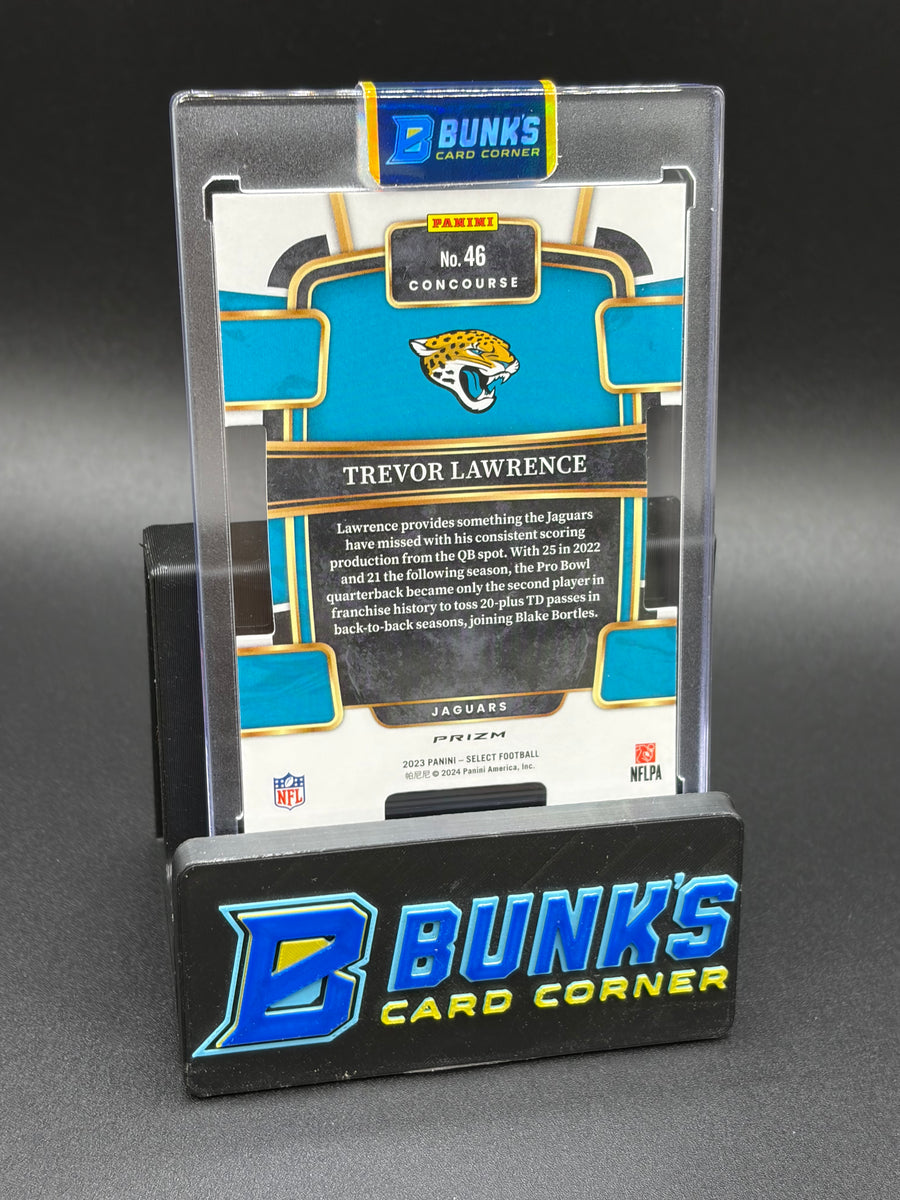 2023 Trevor Lawrence Select Zebra Concourse Level Die Cut